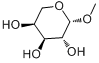 甲基-L-吡喃阿拉伯糖苷分子式结构图