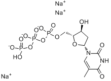 2'-脱氧胸苷5'-三磷酸;三磷酸脱氧胸苷分子式结构图