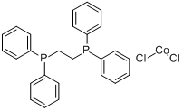 [1,2-双(二苯基膦)乙烷]二氯钴(II)分子式结构图