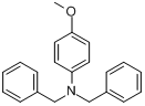 4-甲氧基-N,N-二苄基苯胺分子式结构图