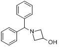 N-二苯甲基氮杂环丁烷-3-醇;1-(二苯甲基)-3-羟基氮杂环丁烷分子式结构图