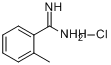 2-甲基苯甲脒盐酸盐;2-甲基苄脒盐酸盐分子式结构图