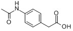 4-乙酰氨基苯乙酸分子式结构图