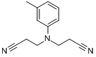 N,N-二氰乙基间甲苯胺分子式结构图