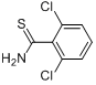 2,6-二氯硫代苯甲酰胺分子式结构图