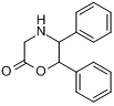 5,6-二苯基-2-吗啉酮分子式结构图