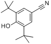 3,5-二叔丁基-4-羟基苯甲腈分子式结构图