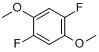 1,4-二氟-2,5-二甲氧基苯分子式结构图