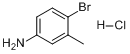 4-溴-3-甲基苯胺盐酸盐分子式结构图