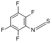 2,3,5,6-四氟苯基硫代异氰酸酯分子式结构图