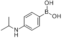 4-(异丙氨基)苯硼酸分子式结构图