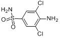 3,5-二氯磺胺分子式结构图