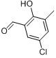 5-氯-2-羟基-3-甲基苯甲醛分子式结构图