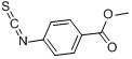 4-甲氧基羰酰基苯基硫代异氰酸酯分子式结构图