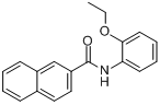 N-(2-乙氧基苯基)萘-2-甲酰胺分子式结构图