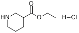 哌啶-3-甲酸乙酯盐酸盐分子式结构图