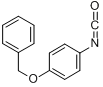 4-苄氧基苯异氰酸酯分子式结构图