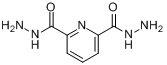 吡啶-2,6-二甲酸二酰肼分子式结构图