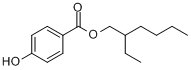 尼泊金辛酯;4-羟基苯甲酸-2-乙基己基酯分子式结构图