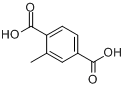 2-甲基-1,4-苯二甲酸;2-甲基对苯二甲酸分子式结构图