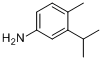 4-甲基-3-异丙基苯胺分子式结构图