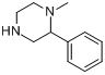 1-甲基-2-苯基哌啶分子式结构图