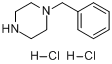 N-苄基哌嗪二盐酸盐分子式结构图