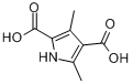 2,4-二甲基吡咯-3,5-二羧酸分子式结构图