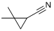 2,2-二甲基环丙腈分子式结构图