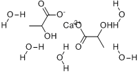 L-乳酸钙分子式结构图