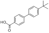 4-(4-叔丁基苯基)苯甲酸分子式结构图