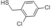 2,4-二氯苄硫醇分子式结构图