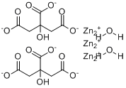 柠檬酸锌(二水合物);二水合柠檬酸锌分子式结构图