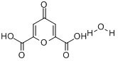 白屈菜酸单水合物;白屈氨酸单水合物;4-氧代-4H-吡喃-2,6-二甲酸单水合物分子式结构图