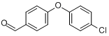 4-(4-氯苯氧基)苯甲醛分子式结构图