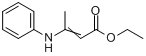 3-(苯基氨基)-2-丁烯酸乙酯;3-苯氨基巴豆酸乙酯分子式结构图