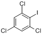 1-碘-2,4,6-三氯苯;2,4,6-三氯碘苯分子式结构图