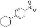 1-(4-硝基苯基)哌啶分子式结构图