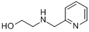 2-[(2-吡啶基甲基)氨基]乙醇分子式结构图
