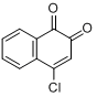 4-氯-1,2-萘醌;4-氯萘-1,2-二酮分子式结构图