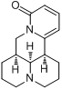 槐胺;槐胺碱;11,12,13,14-四去氢苦参次碱-15-酮分子式结构图