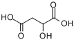 DL-苹果酸;DL-羟基丁二酸分子式结构图