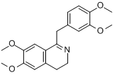 3,4-二氢罂粟碱分子式结构图