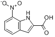 7-硝基吲哚-2-甲酸分子式结构图