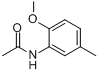 乙酰克利西丁;N-(2-甲氧基-5-甲基苯基)-乙酰胺分子式结构图