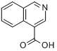 4-异喹啉甲酸分子式结构图