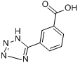 5-(3-羧苯基)-1H-四唑分子式结构图