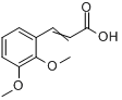 2,3-二甲氧基肉桂酸分子式结构图