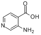 3-氨基-4-吡啶羧酸分子式结构图