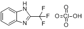 2-(三氟甲基)苯并咪唑高氯酸盐分子式结构图